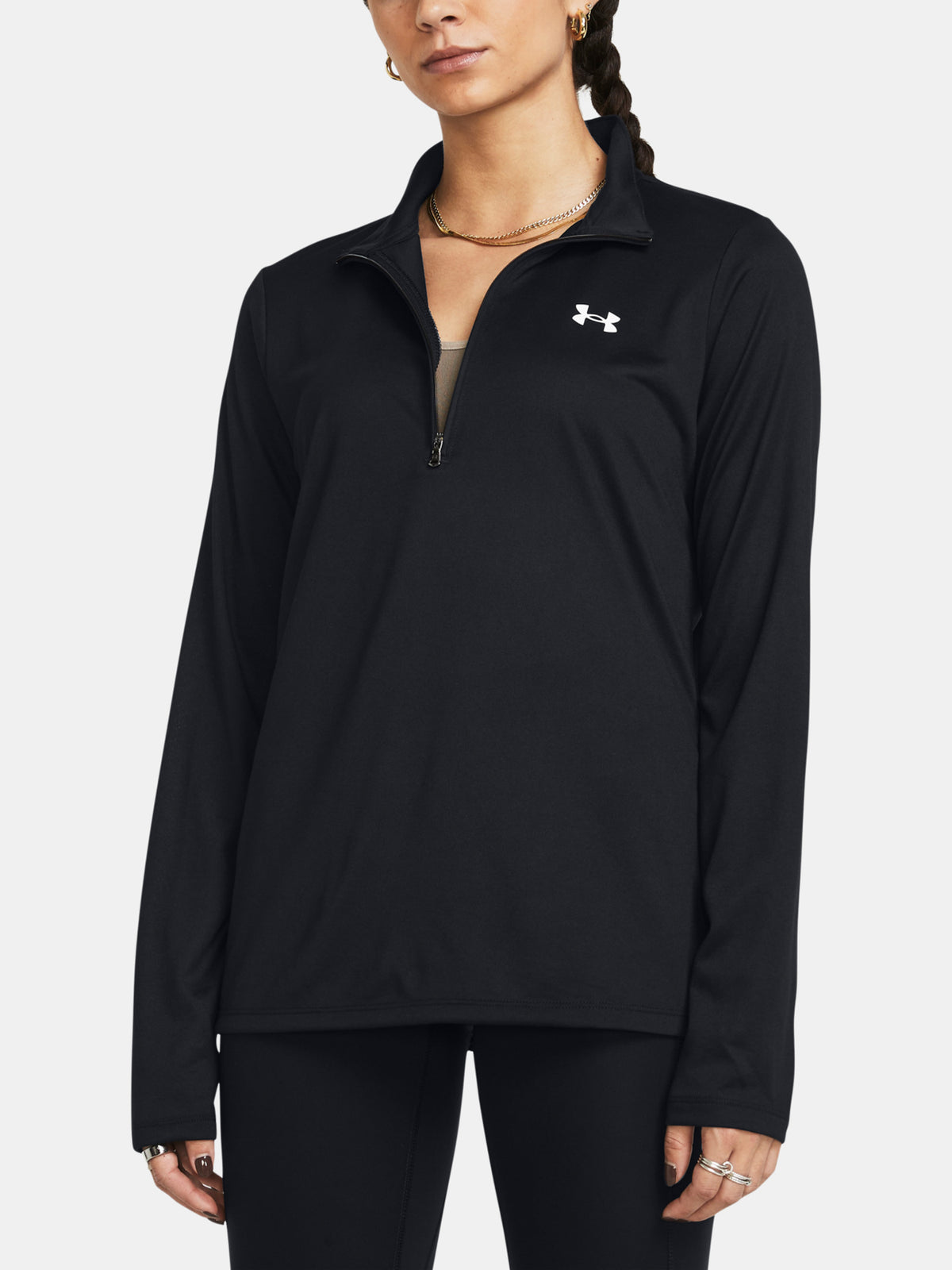 Under Armour Nõi Tech 1/2 Zip- Solid Hosszú ujjú póló