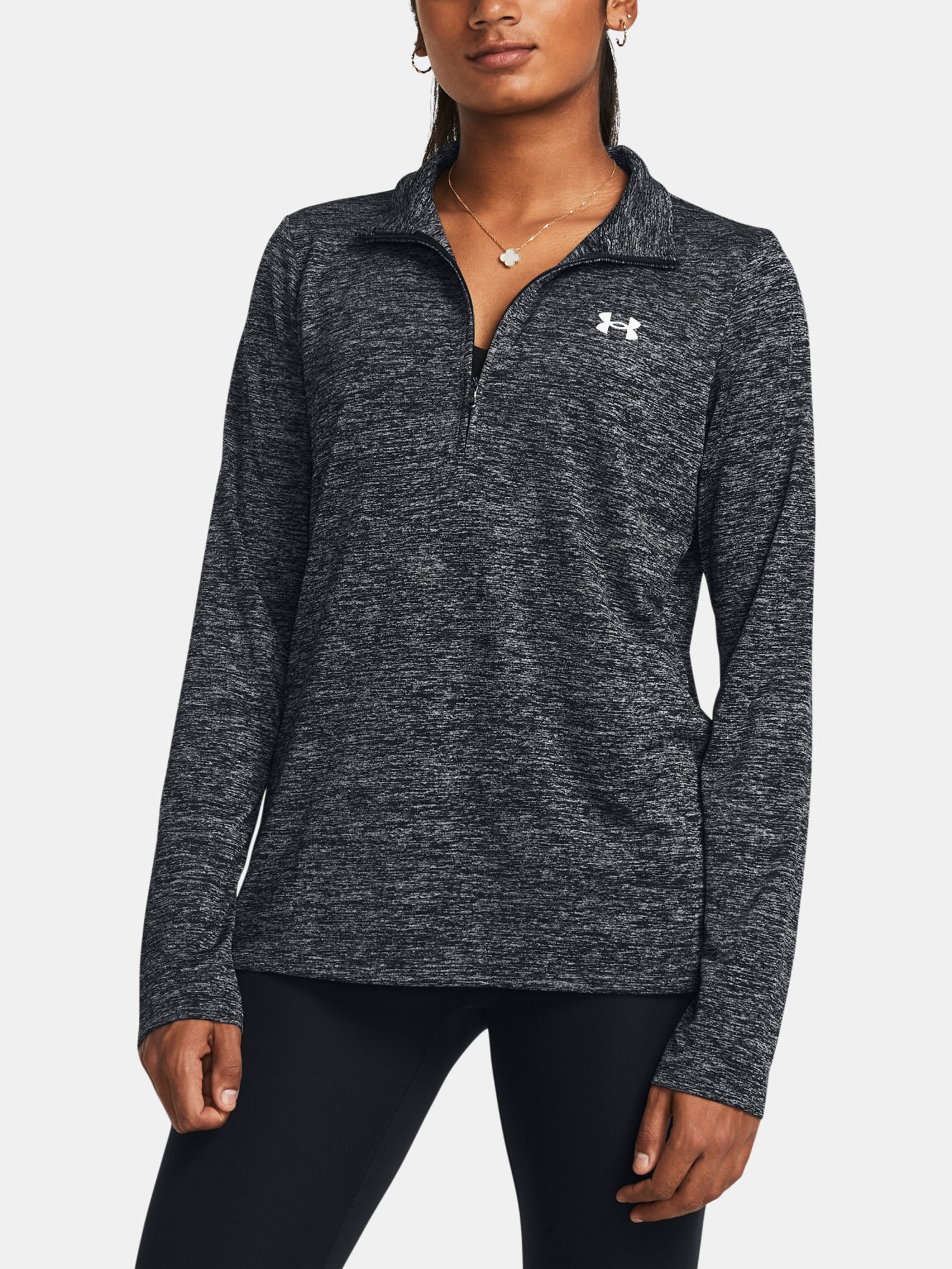 Under Armour Nõi Tech 1/2 Zip- Twist-BLK pulóver