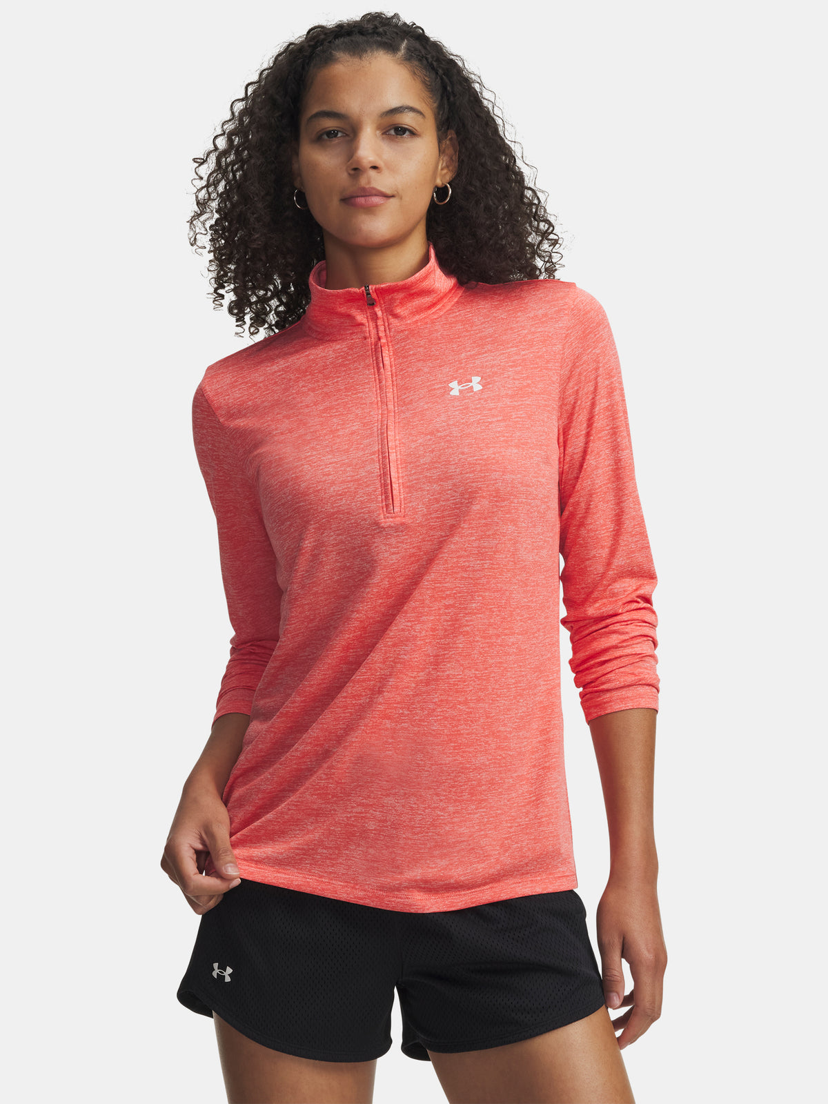 Under Armour Nõi Tech 1/2 Zip- Twist póló 1384225-690