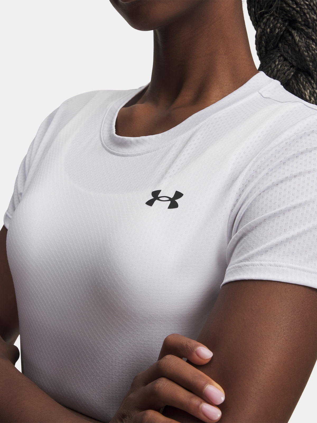 Under Armour Nõi Tech Mesh SS póló, fehér 6009990-100