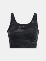 Under Armour Nõi trikó Meridian Fitted CropTankPrnt fekete sportmelltartó