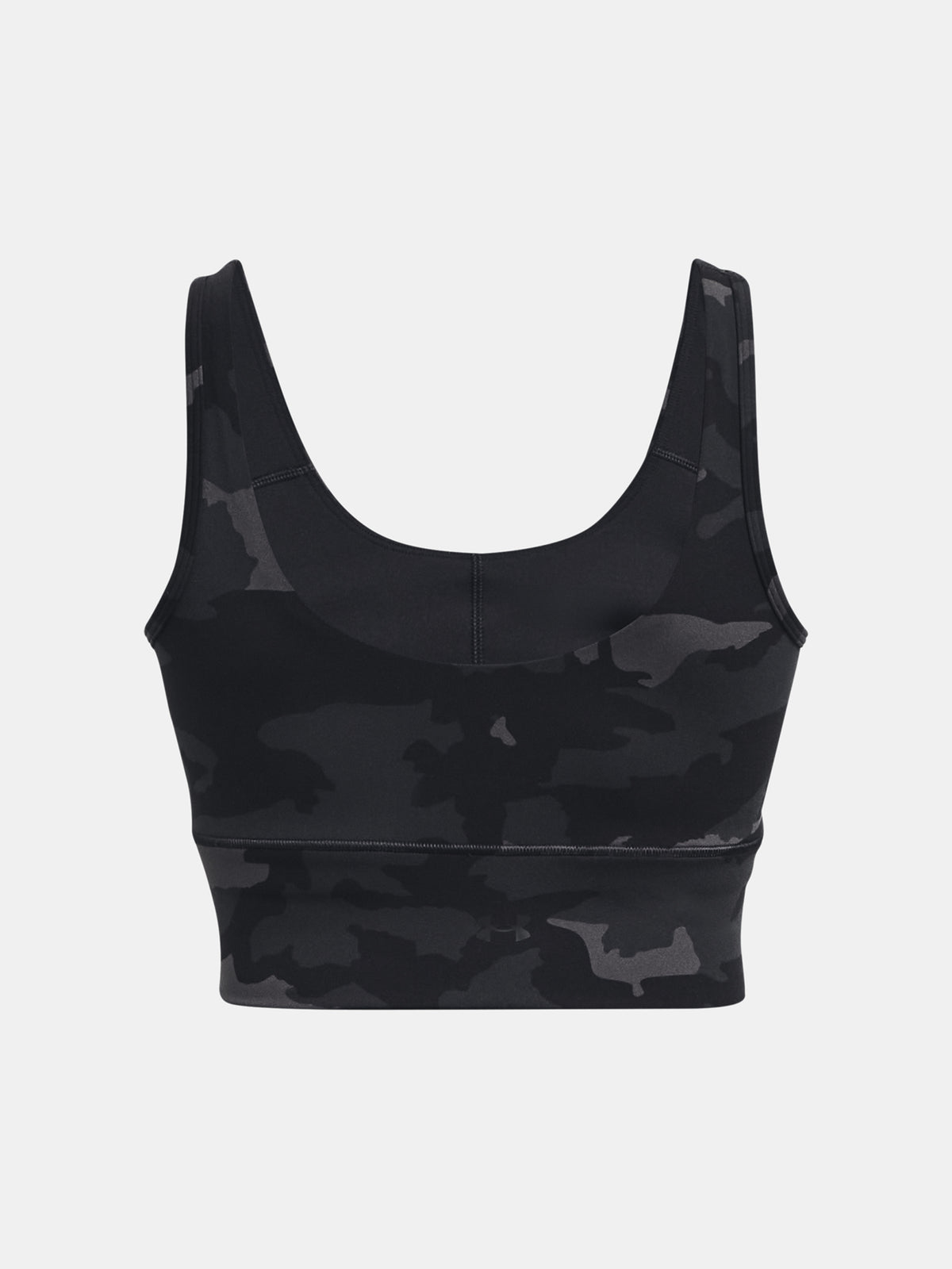 Under Armour Nõi trikó Meridian Fitted CropTankPrnt fekete sportmelltartó