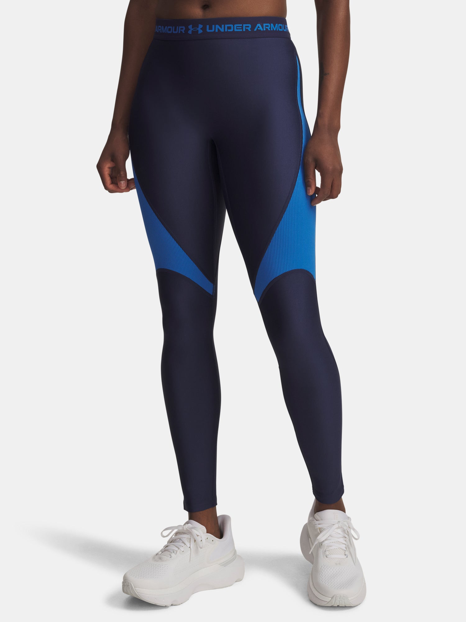 Under Armour Nõi UA HG Rib Legging-BLU leggings