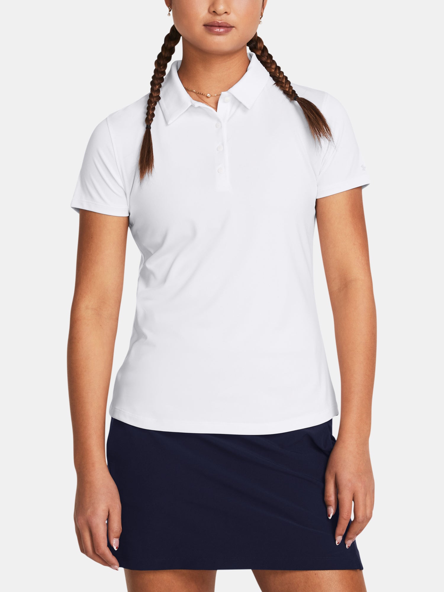Under Armour Nõi UA Playoff SS Polo-WHT póló