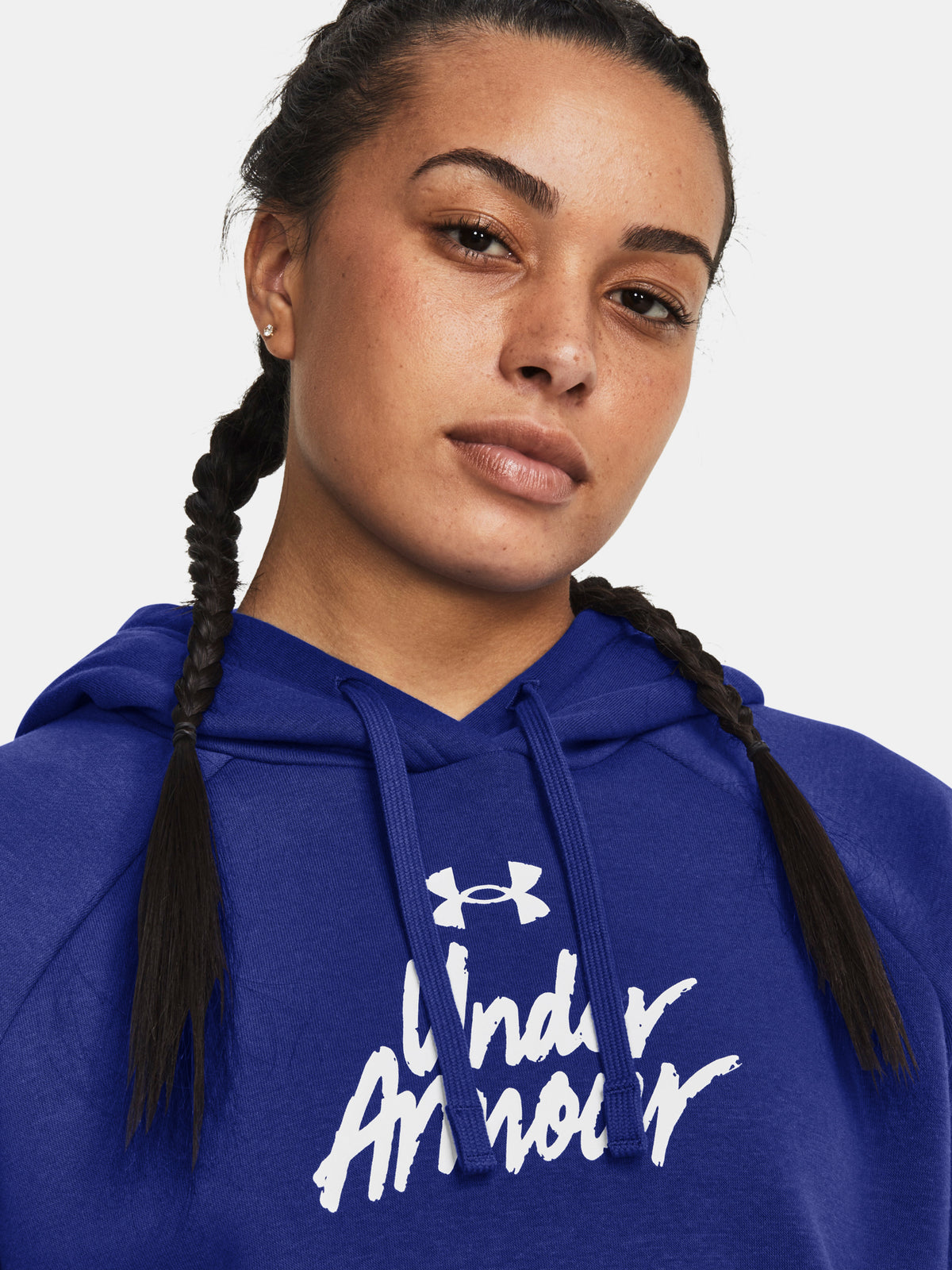 Under Armour Nõi UA Rival Fleece Graphic Hdy kék pulóver