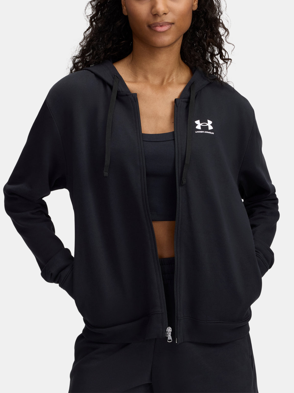 Under Armour Nõi UA Rival Terry FZ Kapucnis pulóver