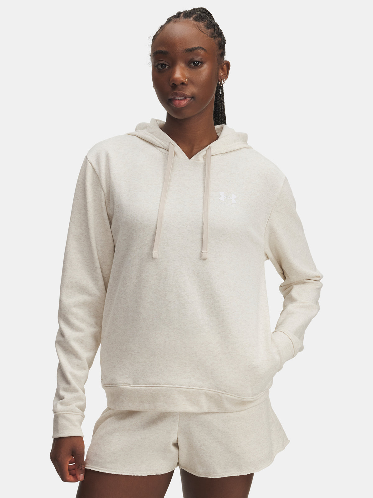 Under Armour Nõi UA Rival Terry Hoodie-BRN Pulóver