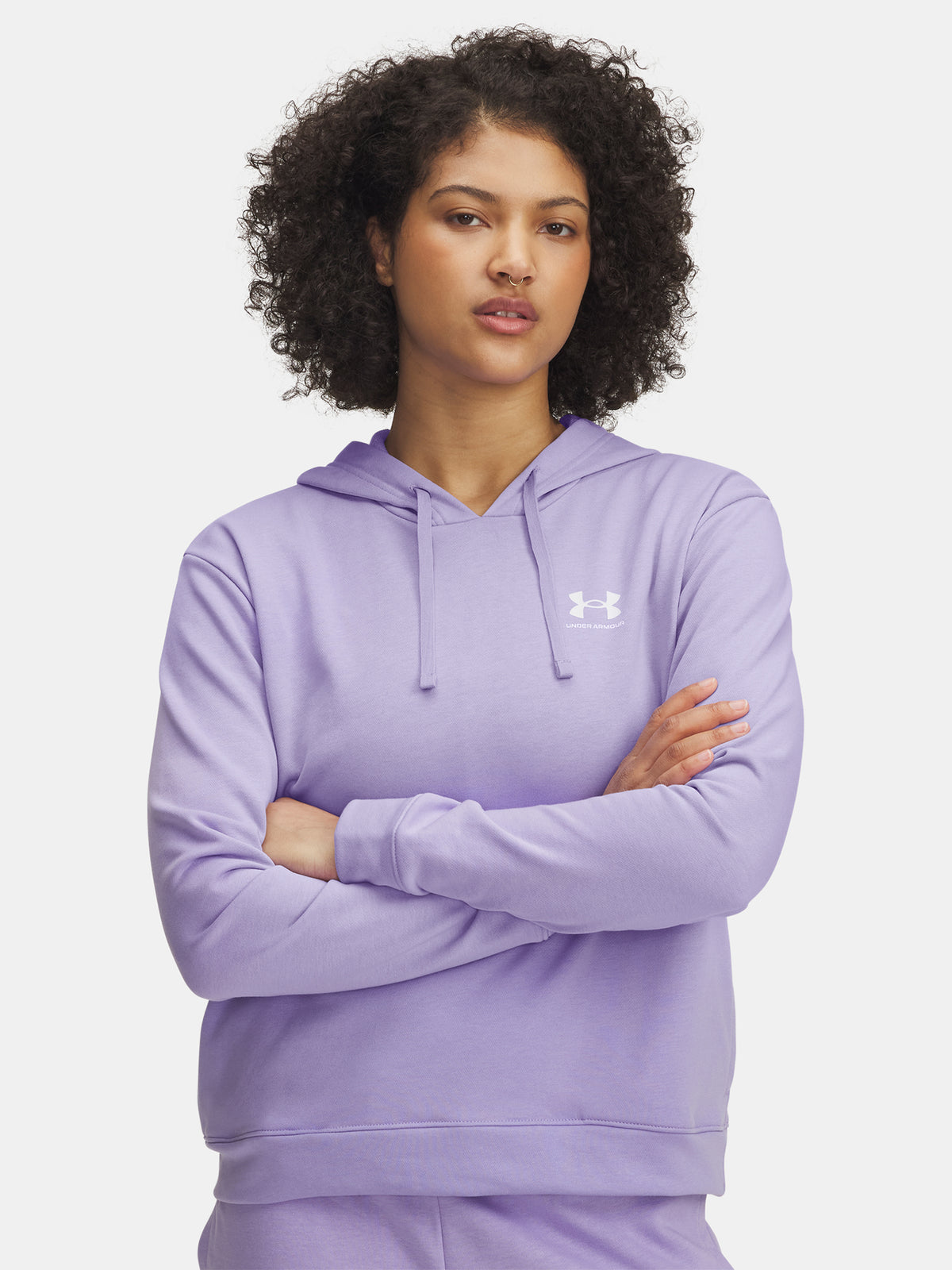 Under Armour Nõi UA Rival Terry Hoodie-PPL Pulóver