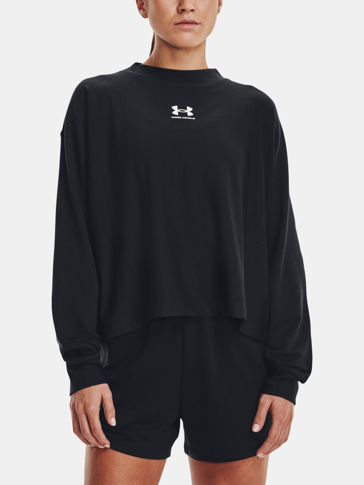 Under Armour Nõi UA Rival Terry Oversized Crw pulóver