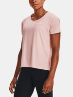 Under Armour Nõi UA Rush Energy Core SS rózsaszín póló