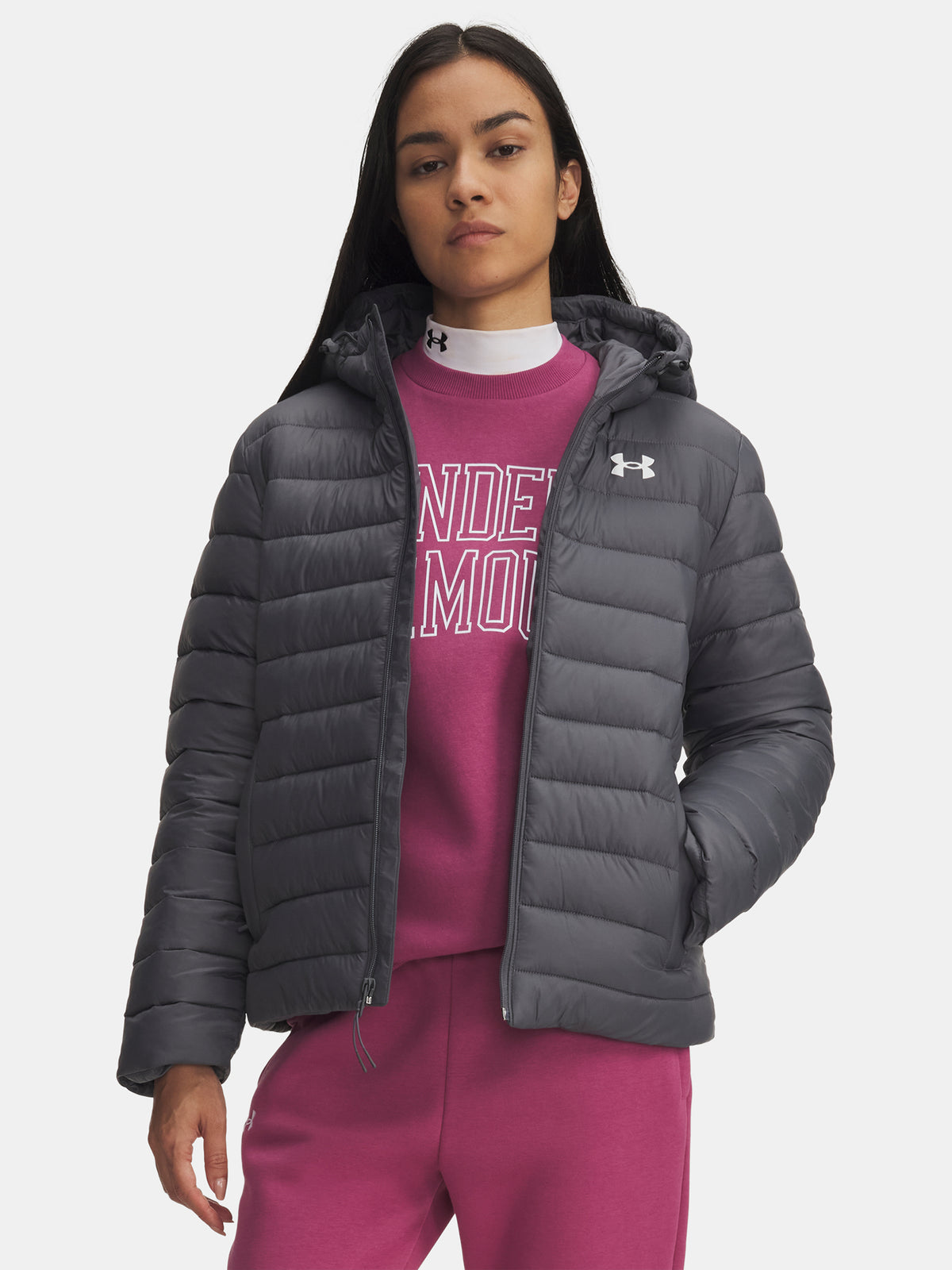 Under Armour Nõi UA Sportswear Insulate Jkt-GRY kabát