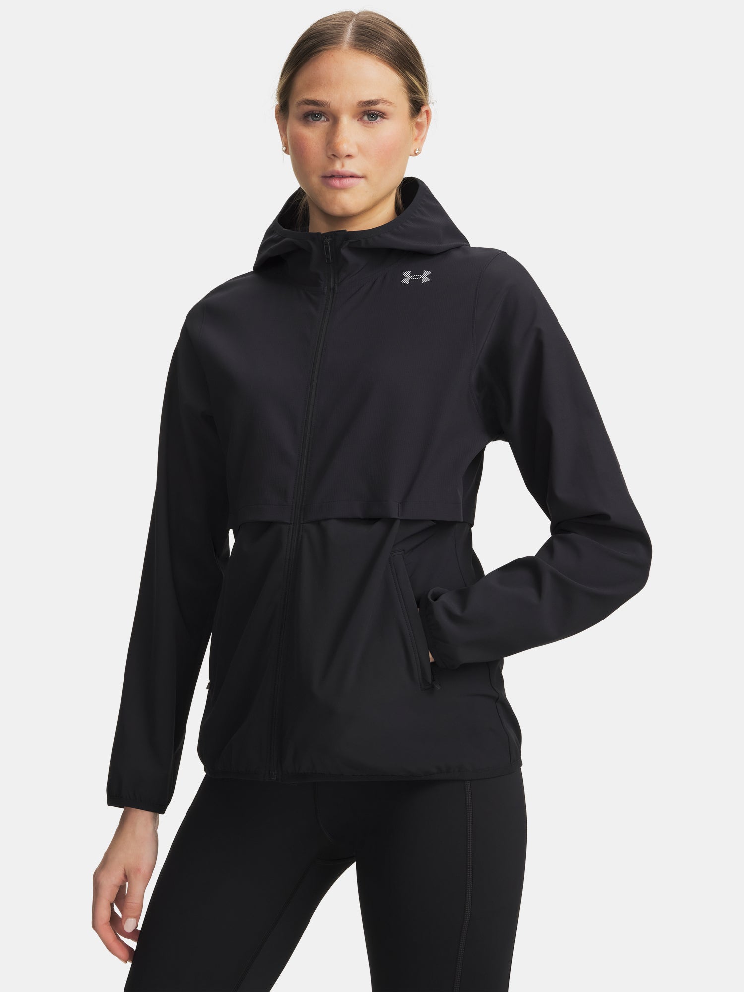 Under Armour Nõi UA Velociti STORM Jacket fekete kabát