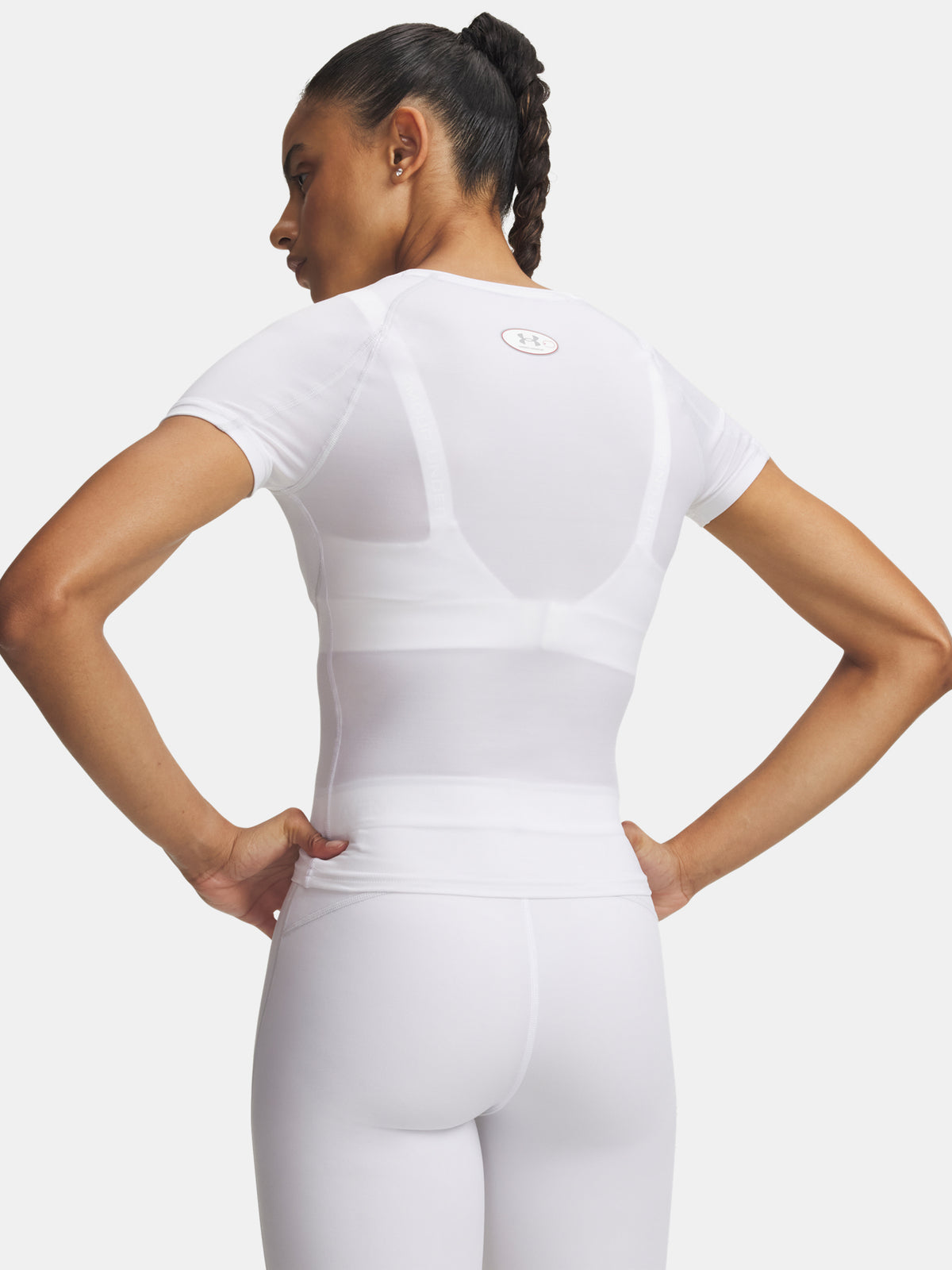 Nõi Under Armour HeatGear Elite SS fehér póló