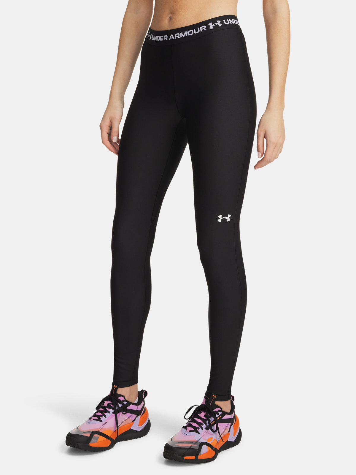 Nõi Under Armour HeatGear Legging-BLK fekete leggings