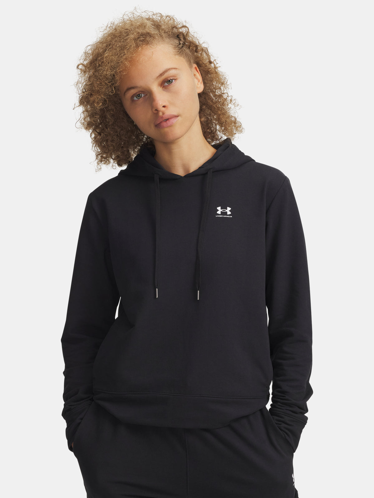 Nõi Under Armour Sport Terry Hoodie-BLK Pulóver
