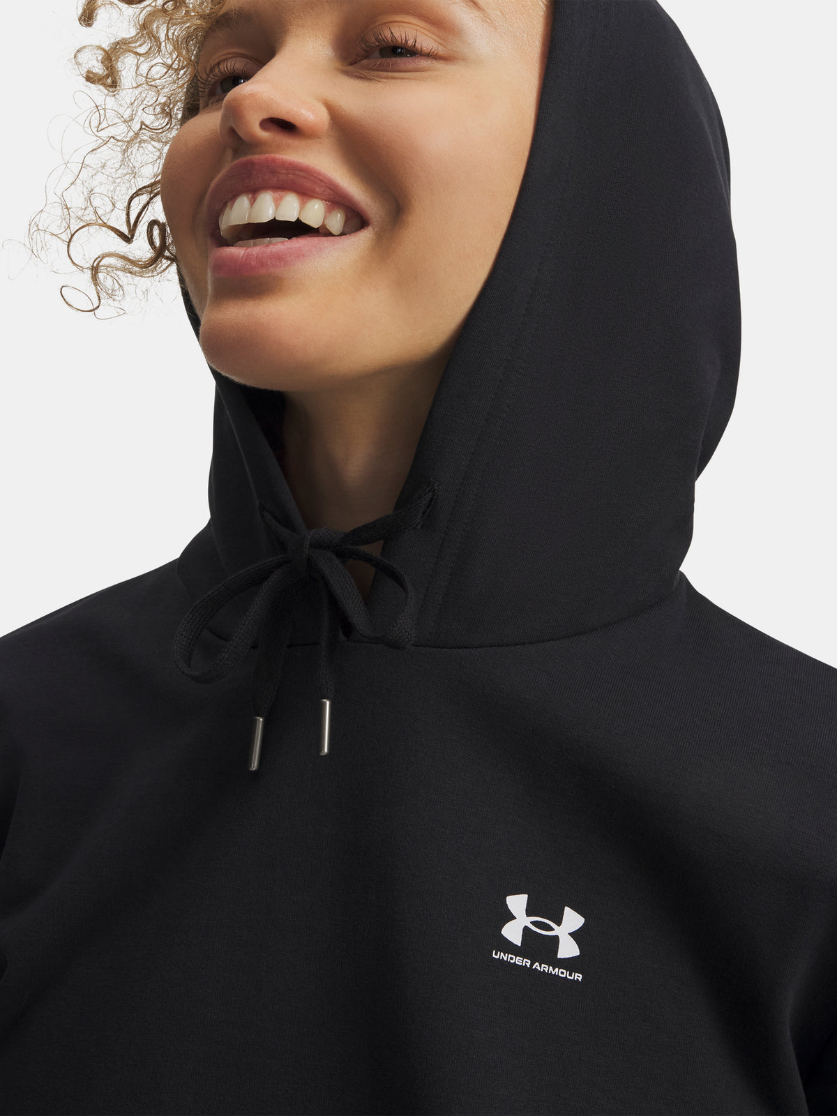 Nõi Under Armour Sport Terry Hoodie-BLK Pulóver