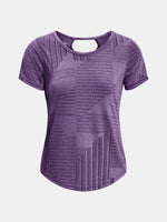 Nõi Under Armour Streaker Deco Diamond SS lila póló
