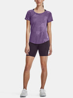 Nõi Under Armour Streaker Deco Diamond SS lila póló