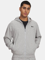 Pánská mikina Under Armour UA Rival LW FZ-GRY szürke férfi Kapucnis pulóver