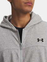 Pánská mikina Under Armour UA Rival LW FZ-GRY szürke férfi Kapucnis pulóver