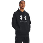 Under Armour Rival Fleece logo HD férfi fekete kapucnis 1379758-001