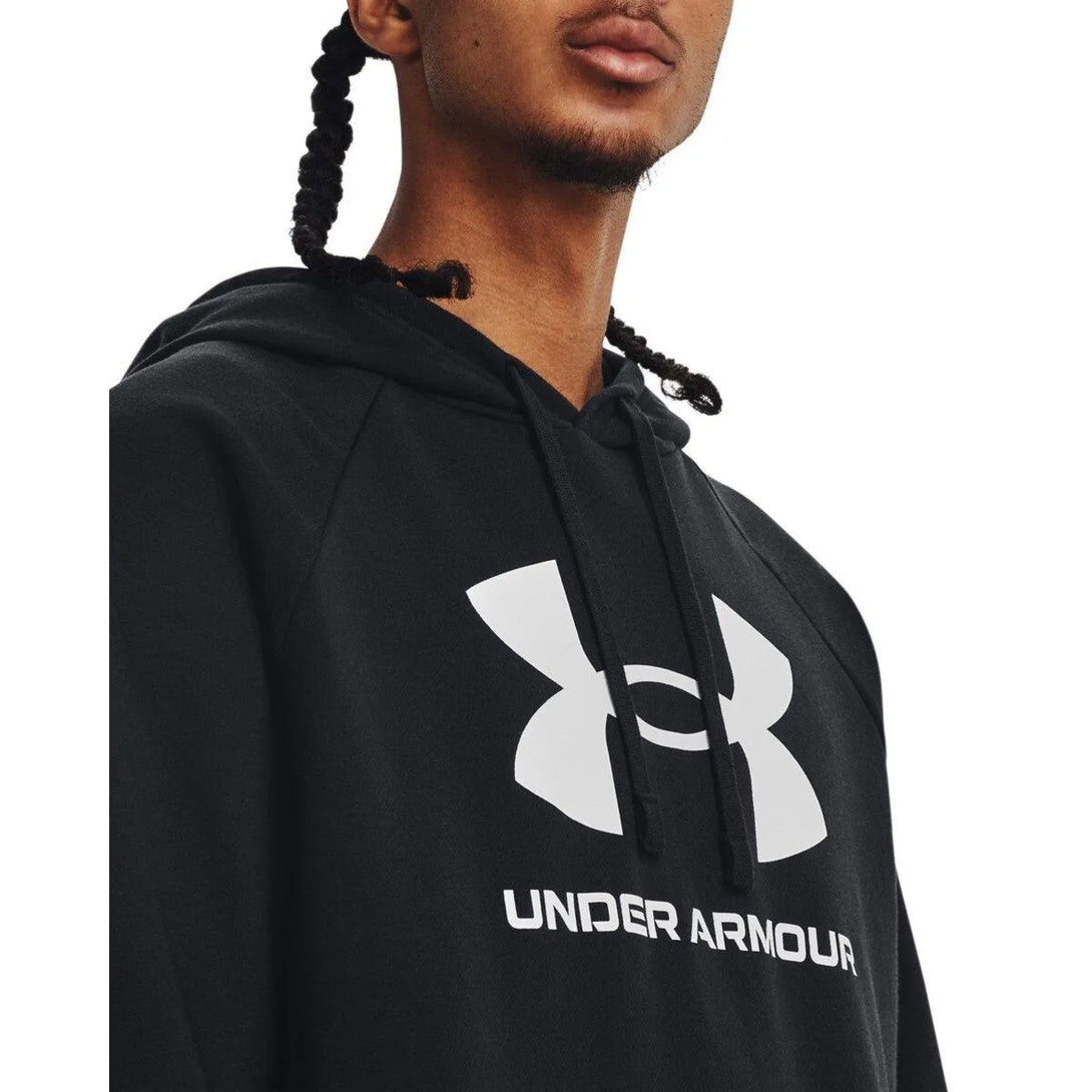Under Armour Rival Fleece logo HD férfi , fekete kapucnis pulóver - Sportmania.hu