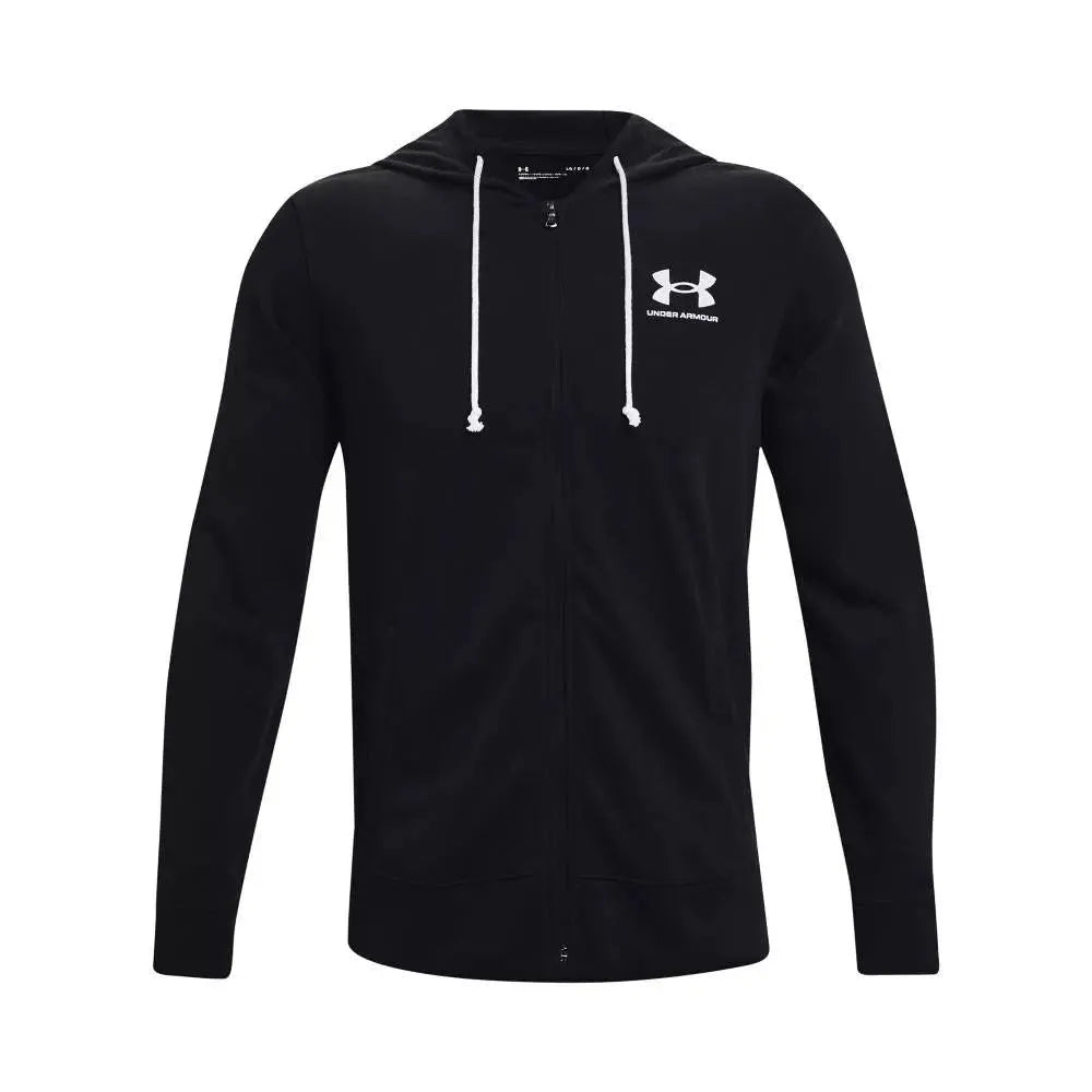 Under Armour Rival Terry LC FZ cipzáras kapucnis pulóver, férfi 1370409-001