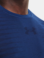 Under Armour Seamless Wordmark SS férfi póló, kék