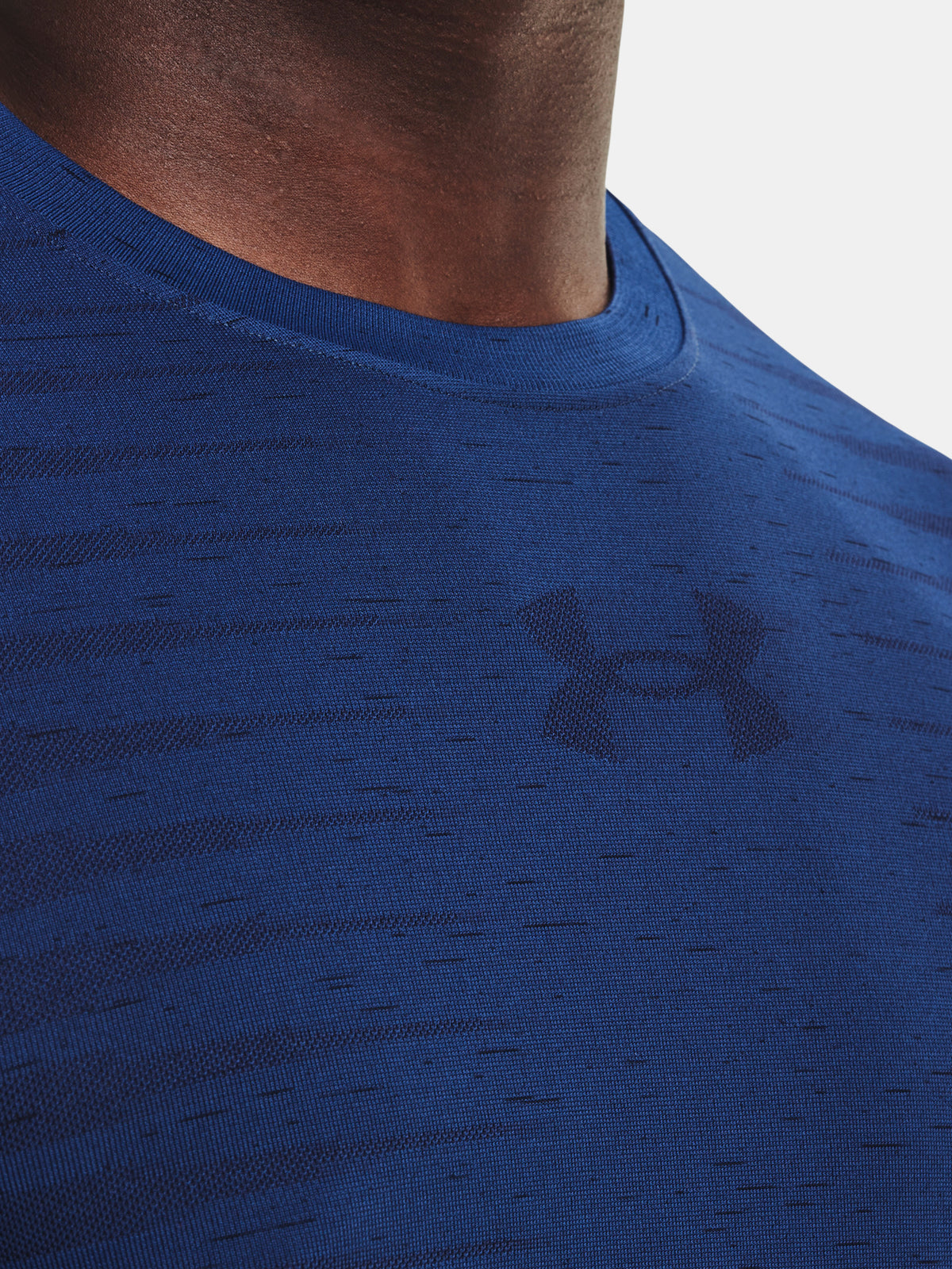 Under Armour Seamless Wordmark SS férfi póló, kék