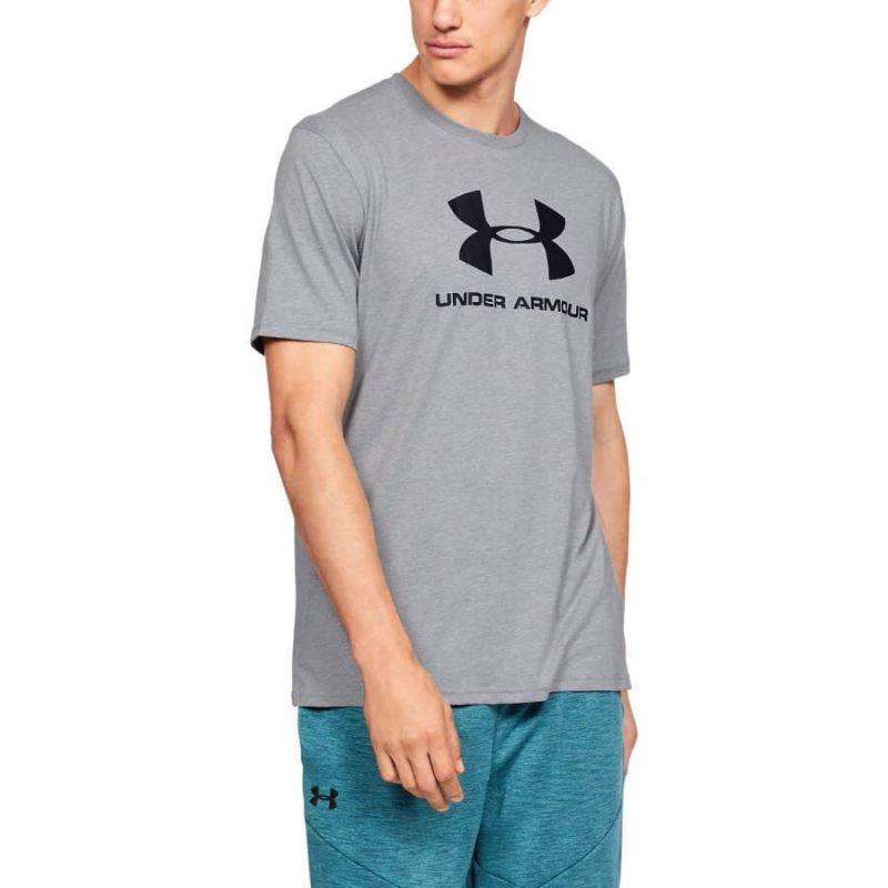 Under Armour Sportstyle Logo SS T-shirt szürke férfi póló 1329590036