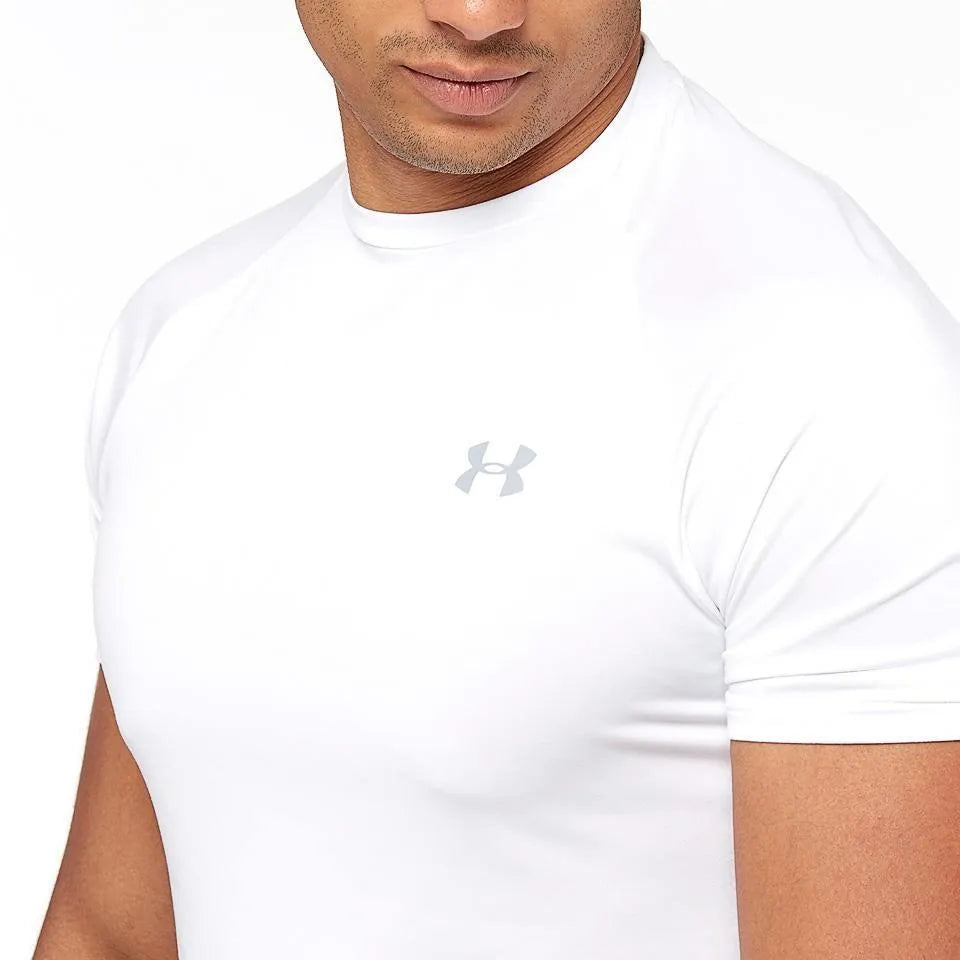 Under Armour Tech 2.0 férfi póló, fehér Fitnesz Felső 1326413-100
