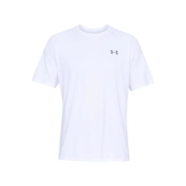 Under Armour Tech 2.0 férfi póló, fehér Fitnesz Felső 1326413-100