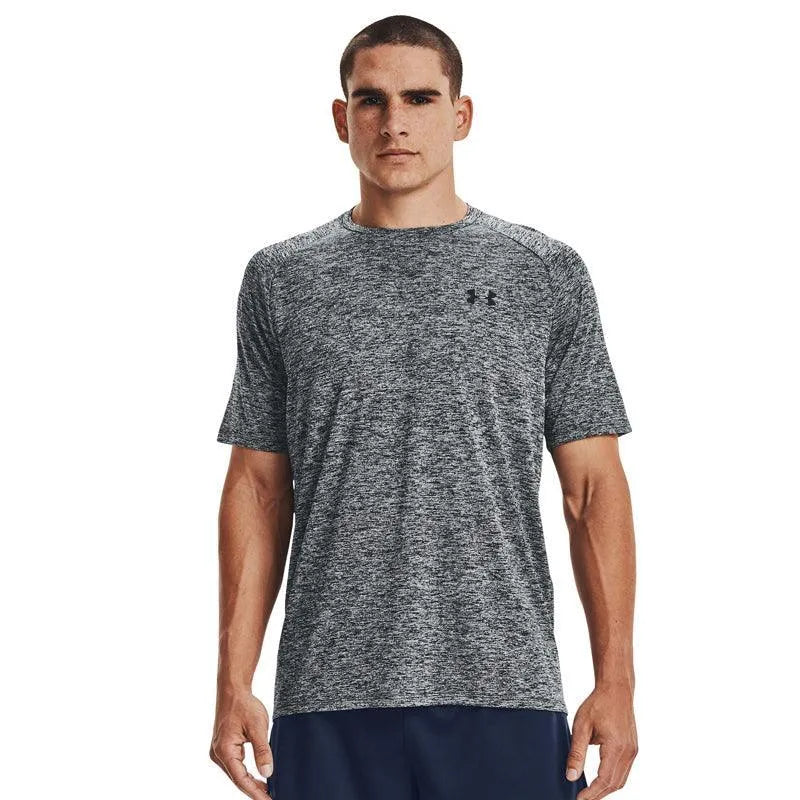 Under Armour TECH 2.0 SS férfi póló, szürke Fitnesz Felső 1326413-002