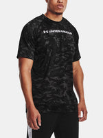 Under Armour TECH ABC CAMO SS férfi póló, szürke