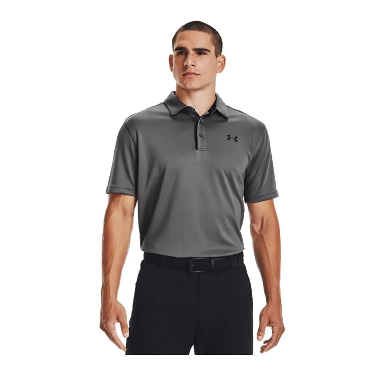 Under Armour Tech szürke Galléros férfi póló