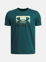 Under Armour UA B BOXED SPORTS UPDATE SS-GRN fiú póló