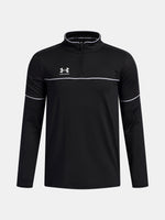 Under Armour UA B Challenger Training QZ-BLK fekete fiú pulóver