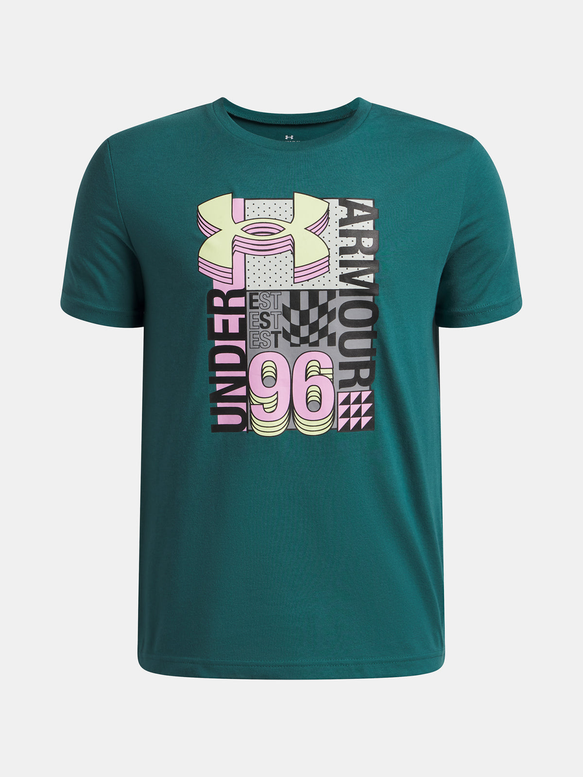 Under Armour UA B LOGO WM COLLAGE SS fiú póló