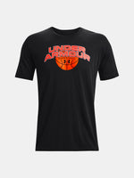 Under Armour UA BBALL BRANDED WRDMRK SS férfi póló, fekete