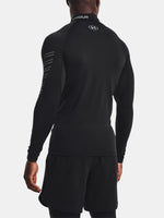 Under Armour UA CG Armour Novelty Mock férfi póló, fekete