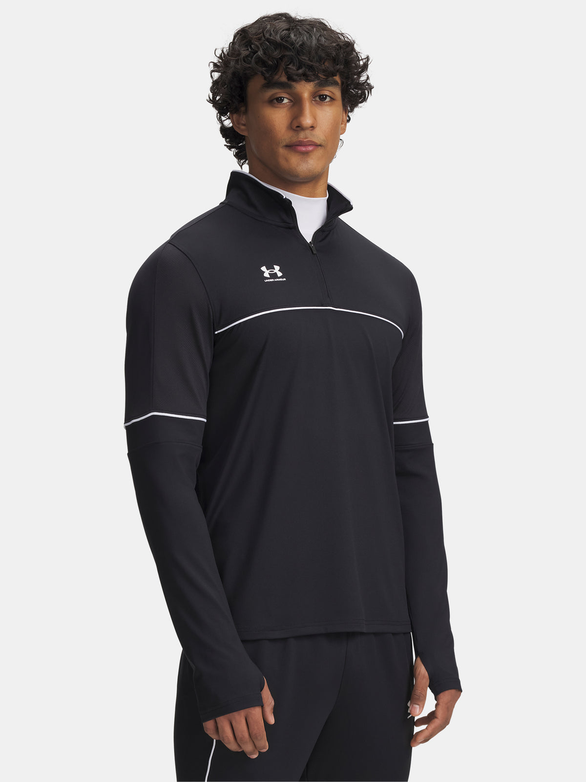 Under Armour UA Challenger Training QZ-BLK fekete férfi póló