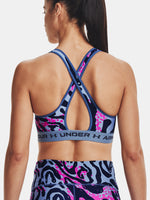 Under Armour Ua Crossback Mid Print női Sportmelltartó