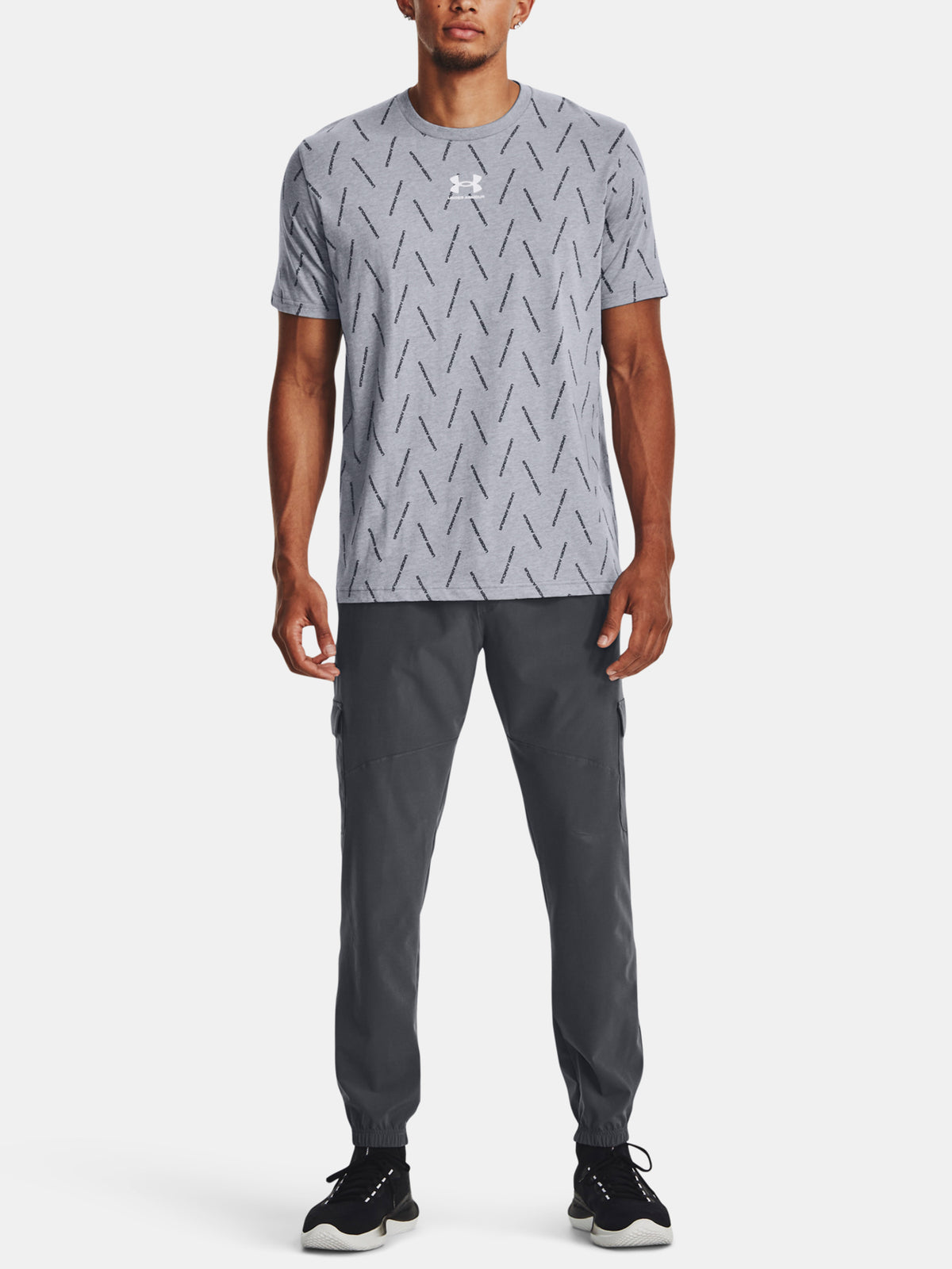 Under Armour UA ELEVATED CORE AOP NEW férfi póló