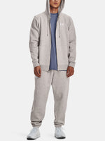 Under Armour UA Essential Fleece FZ Hood szürke férfi kapucnis pulóver