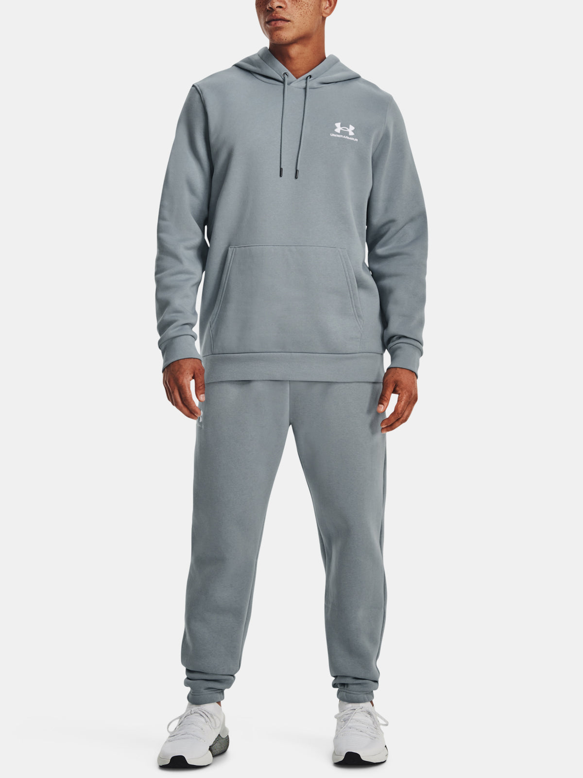Under Armour UA Essential Fleece Hoodie kék férfi pulóver