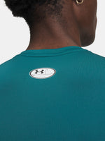 Under Armour UA HG Armour Comp SS-GRN zöld férfi póló