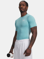 Under Armour UA HG Armour Comp SS kék férfi póló