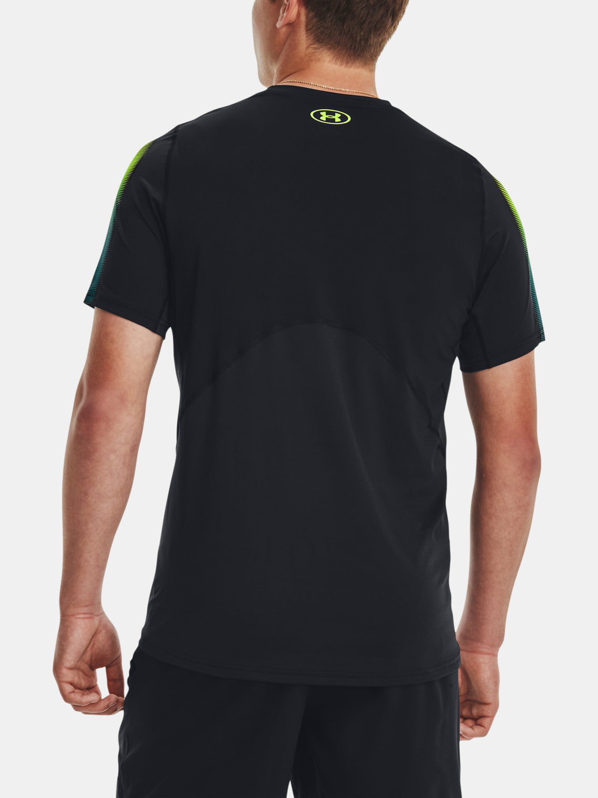 Under Armour UA HG Armour Nov Fitted SS fekete férfi póló