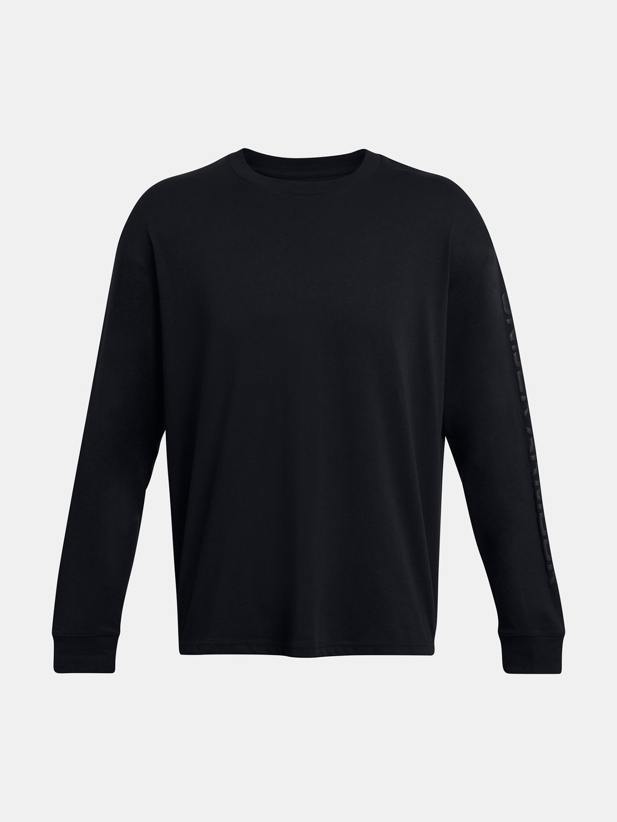 Under Armour UA HW TONAL WORDMARK LS-BLK fekete férfi póló