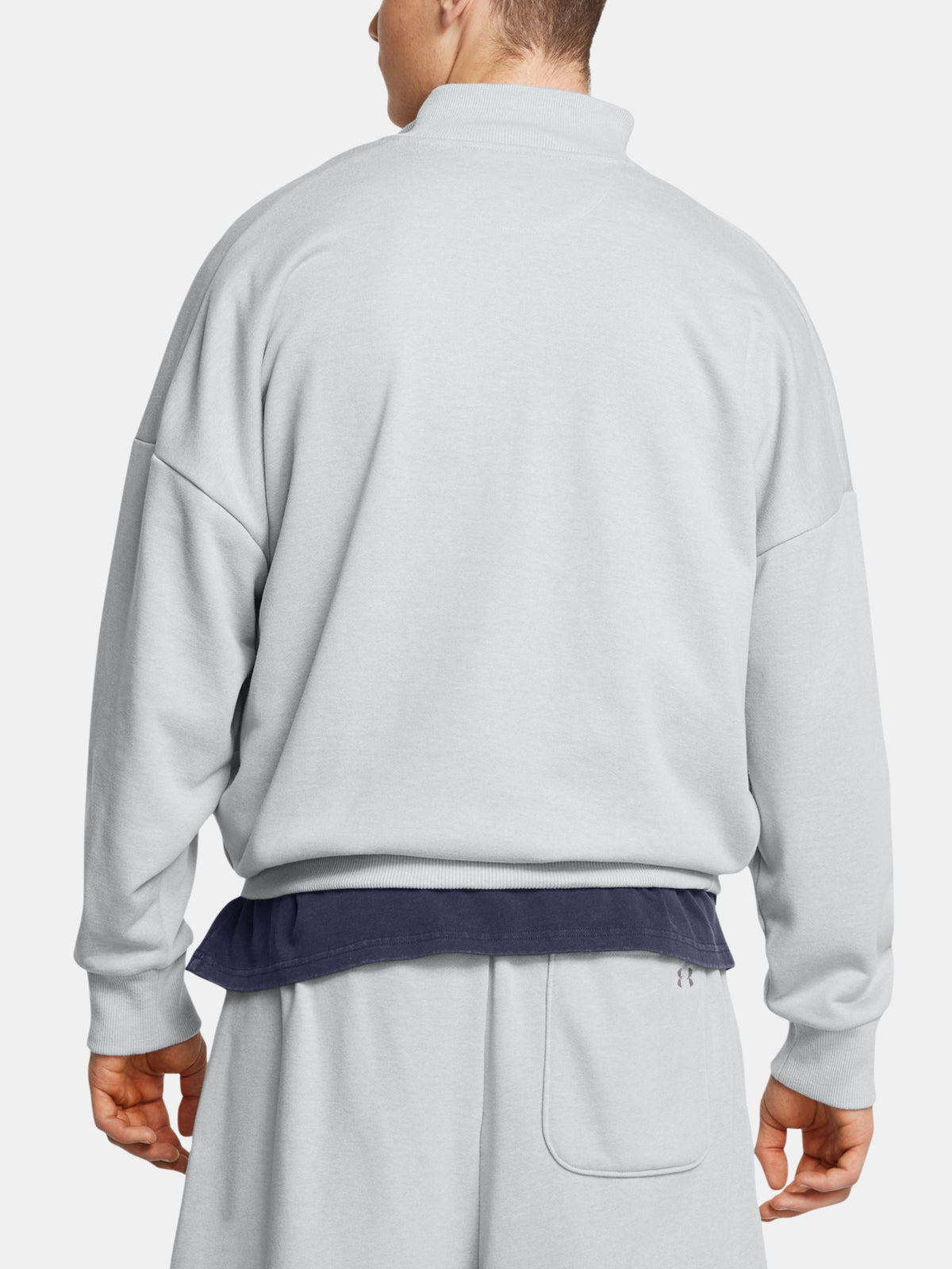 Under Armour UA Icon HWT Terry OS 1/2 Zip férfi pulóver